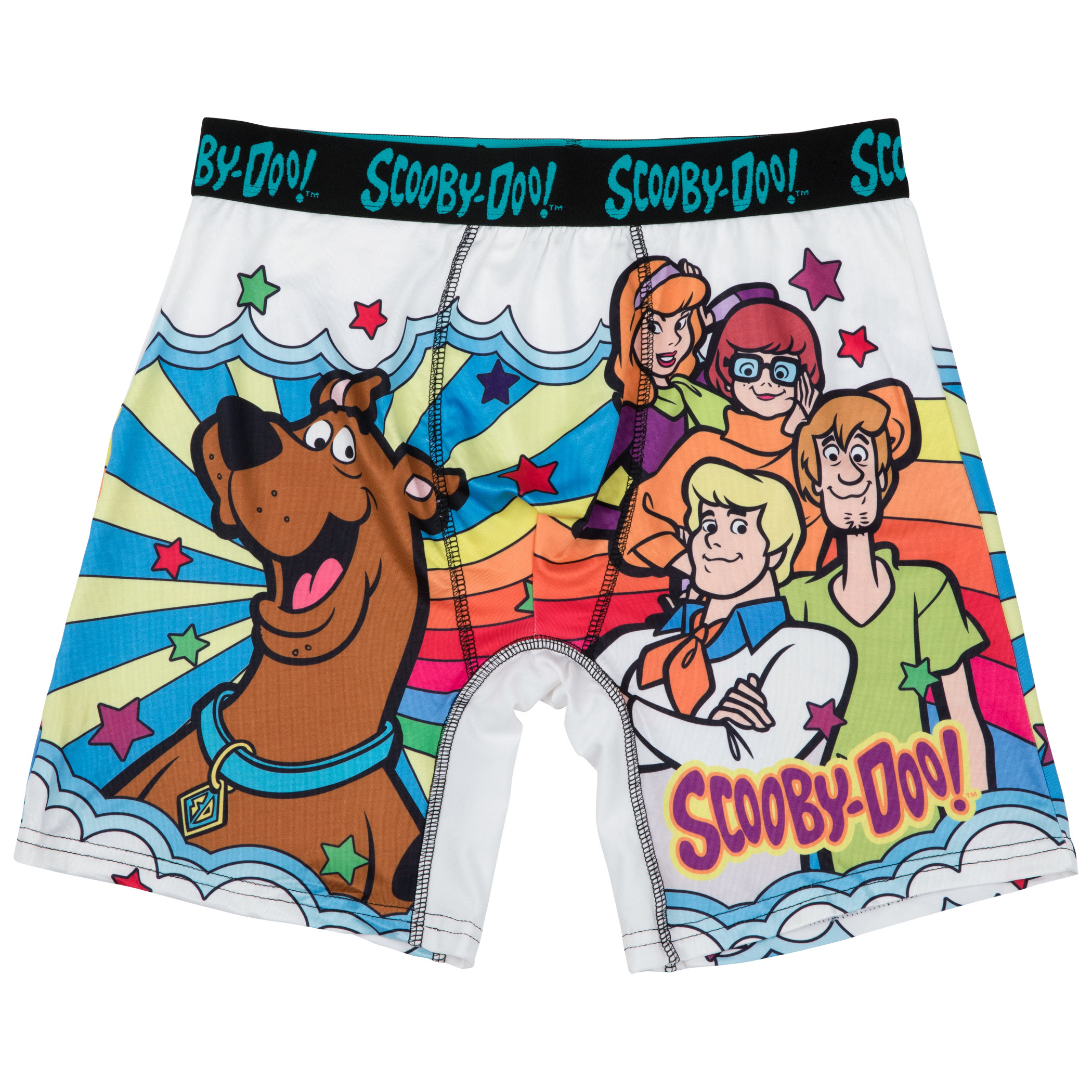 Scooby-Doo Psychedelic Rainbow Boxer Briefs